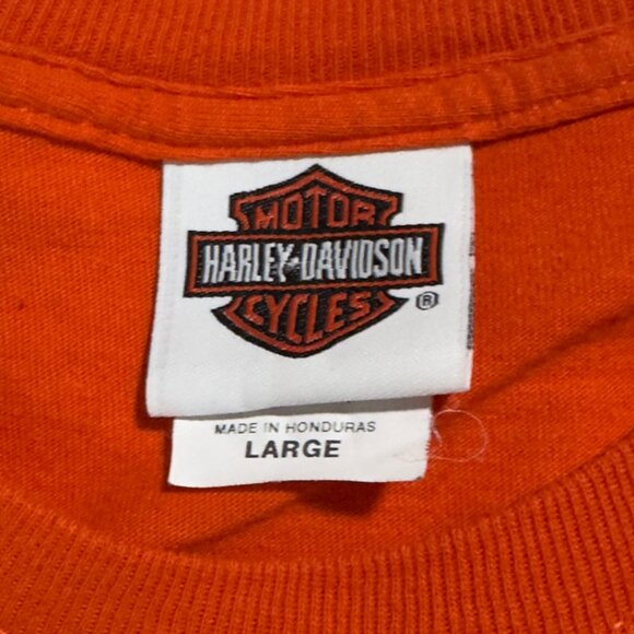 Harley Davidson Men's Vintage Las Vegas T-Shirt Size Large Motor Cycles Tee 2002 - Picture 5 of 8